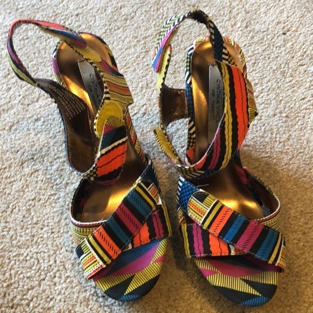 CYNTHIA Vincent For Target Platform wedges